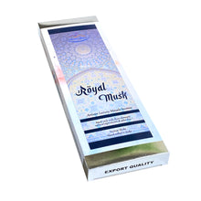 Load image into Gallery viewer, ROYAL MUSK Artisan Luxury Masala Incense Sticks | Relaxing Scent | 50 grams (18 sticks approx.)
